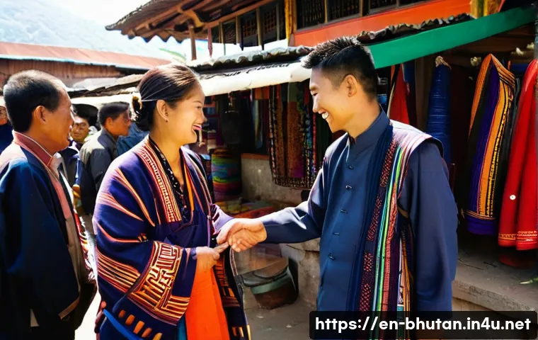부탄에서 전통 의복 착용 체험 관련 이미지 2